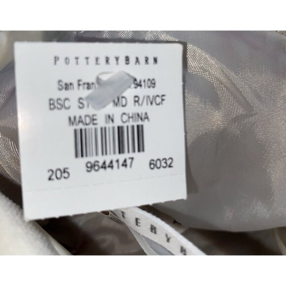 Pottery Barn Noba Christmas Holiday Stocking Monogrammed Velvet Red Cream 19 in - Picture 3 of 9